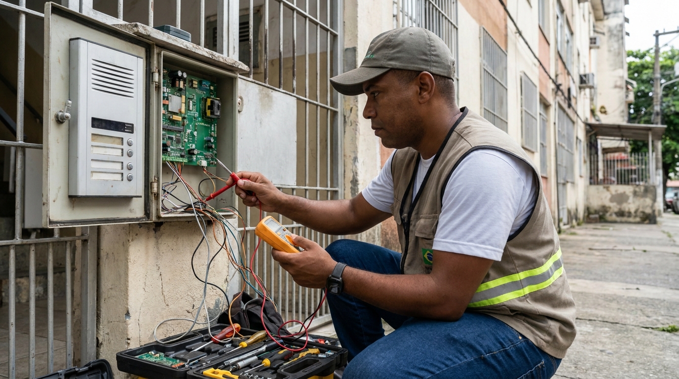 Reparo de Placa e Campainha no Jardim Medaglia, Franca‑SP